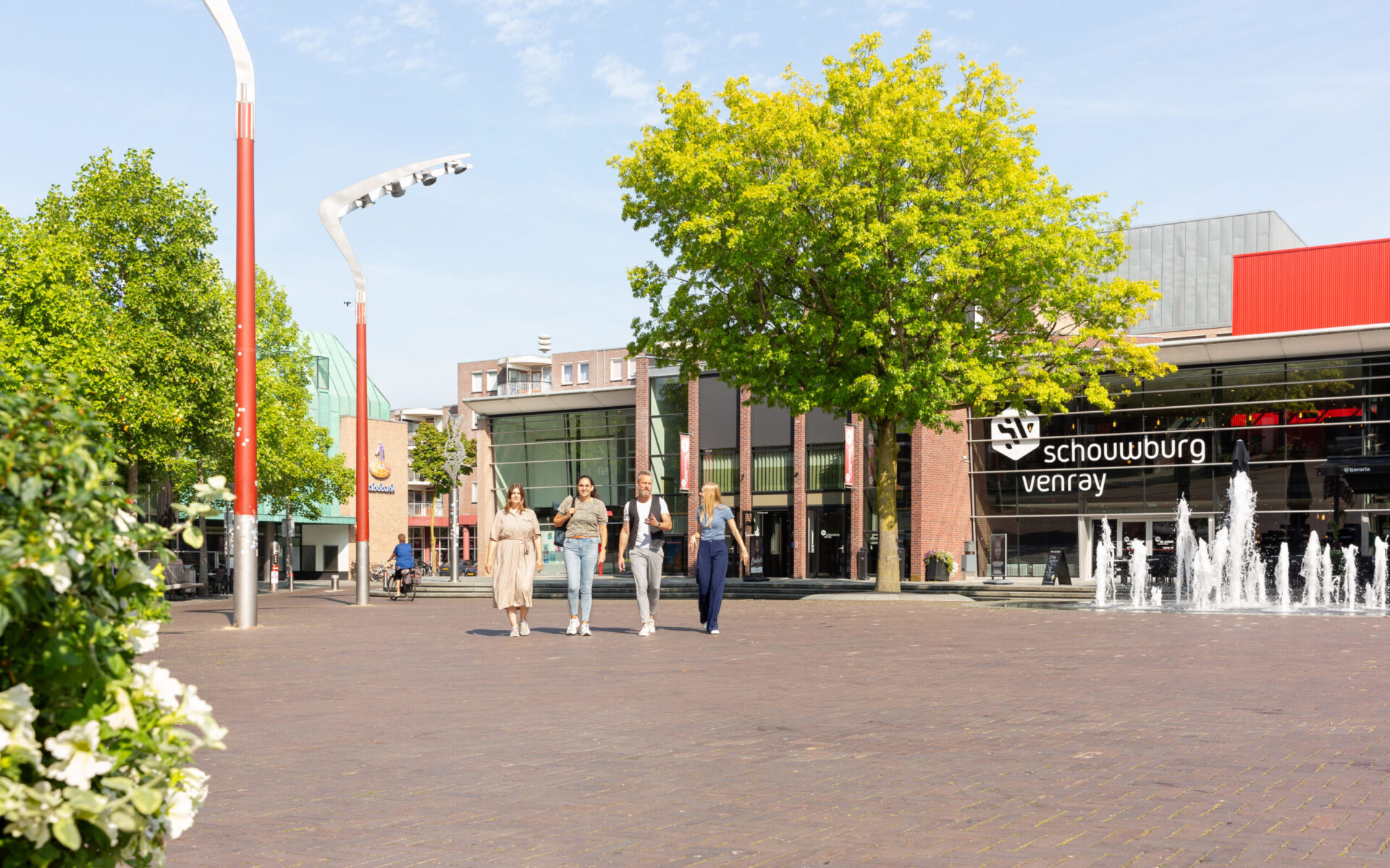 Medewerkers Synthese op het Schouwburgplein